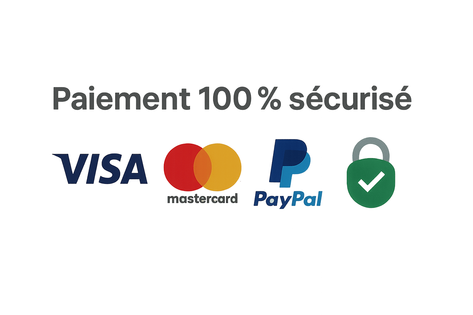 Paiement 100 % sécurisé Paiement 100 % sécurisé